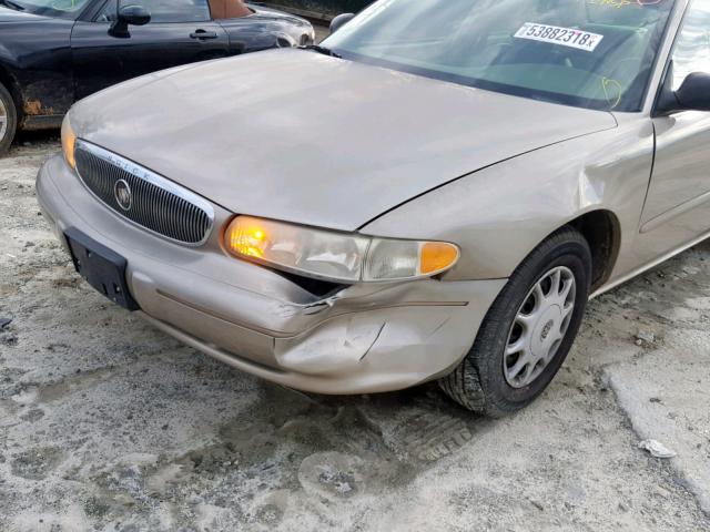 2G4WS52J231128039 - 2003 BUICK CENTURY CU GOLD photo 9