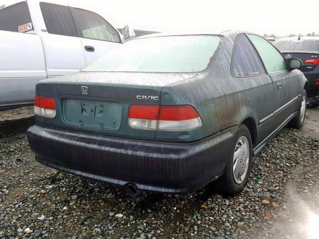 1HGEJ6229XL087640 - 1999 HONDA CIVIC DX GREEN photo 4