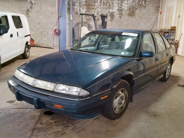1G2WJ52M8SF220740 - 1995 PONTIAC GRAND PRIX TEAL photo 2