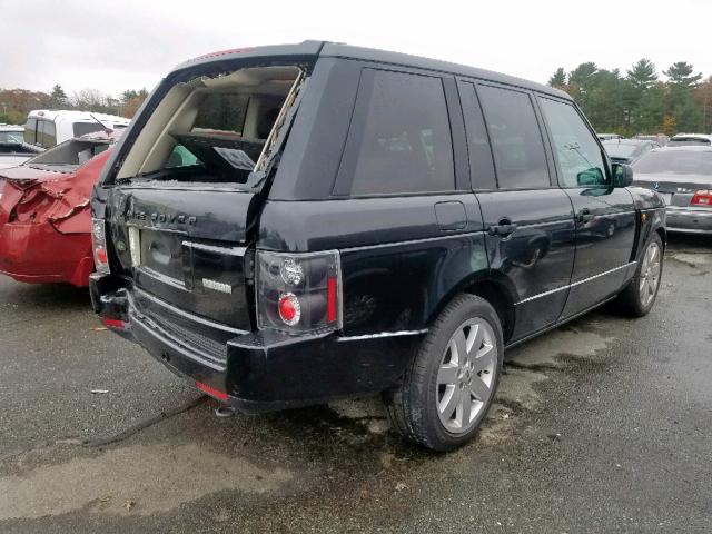 SALMH11445A185598 - 2005 LAND ROVER RANGE ROVE BLACK photo 4