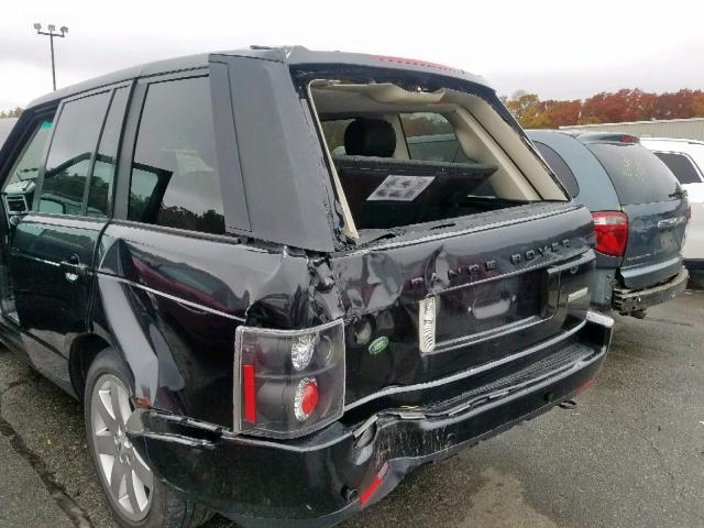 SALMH11445A185598 - 2005 LAND ROVER RANGE ROVE BLACK photo 9