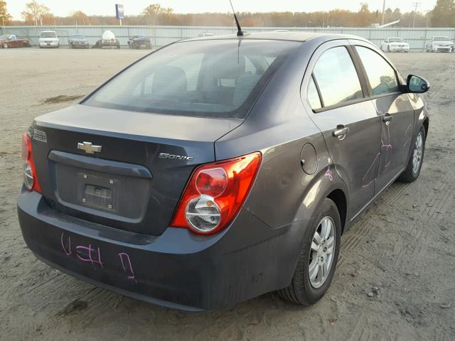 1G1JA5SH9C4225850 - 2012 CHEVROLET SONIC LS 灰色 照片 4