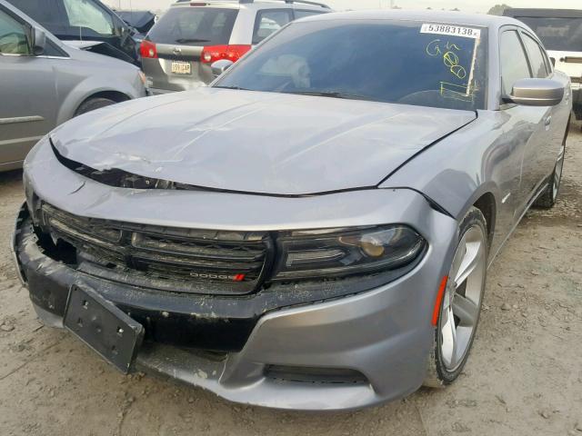 2C3CDXCT4GH210675 - 2016 DODGE CHARGER R/ SILVER photo 2