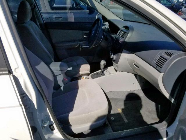 KNAFE222295663783 - 2009 KIA SPECTRA EX WHITE photo 5