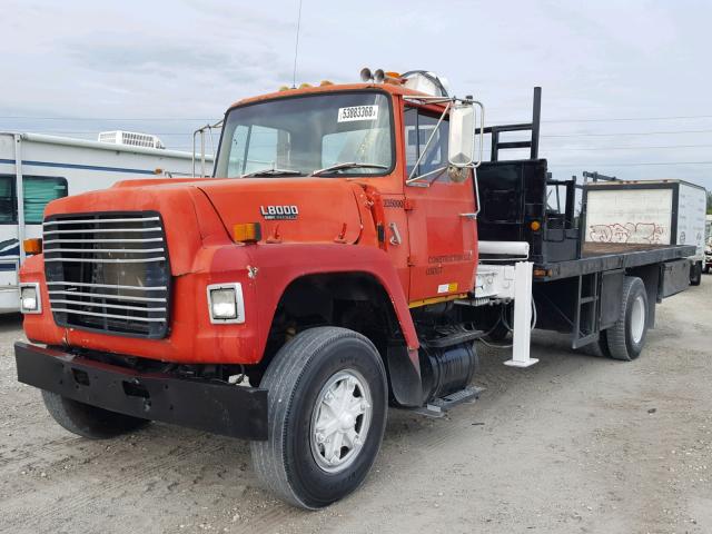 1FDXK82A3LVA17875 - 1990 FORD L-SERIES L RED photo 2