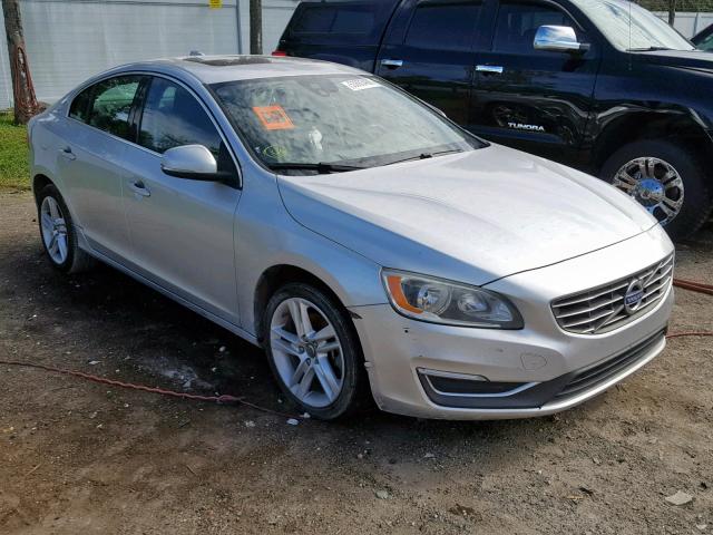 YV140MFB3F1316636 - 2015 VOLVO S60 PREMIE SILVER photo 1