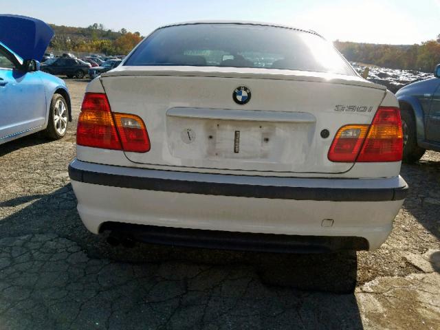 WBAEV53485KM40656 - 2005 BMW 330 I WHITE photo 9