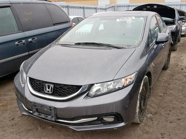 2HGFB2F70DH105550 - 2013 HONDA CIVIC TOUR GRAY photo 2