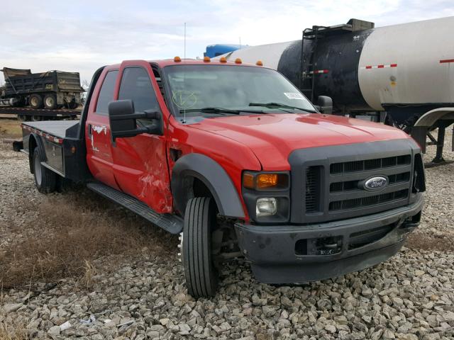 1FDAW5HR6AEA41705 - 2010 FORD F550 SUPER RED photo 1