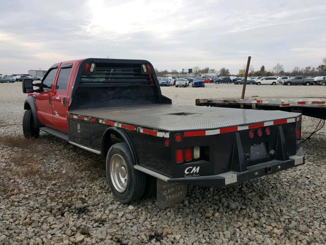 1FDAW5HR6AEA41705 - 2010 FORD F550 SUPER RED photo 3