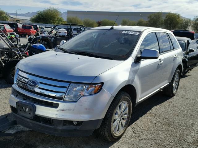 2FMDK4JC0ABA72808 - 2010 FORD EDGE SEL SILVER photo 2