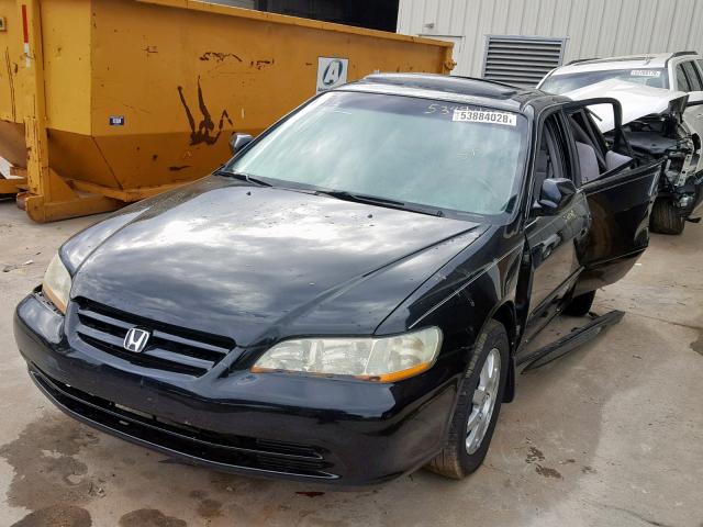 1HGCG56772A057868 - 2002 HONDA ACCORD SE BLACK photo 2