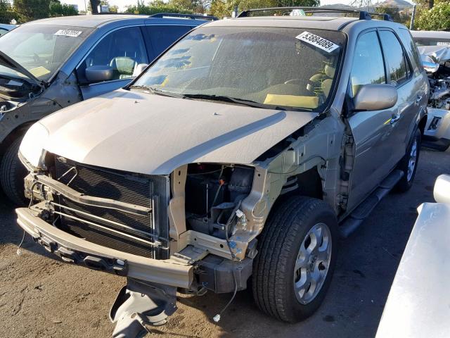 2HNYD18861H533159 - 2001 ACURA MDX TOURIN BEIGE photo 2