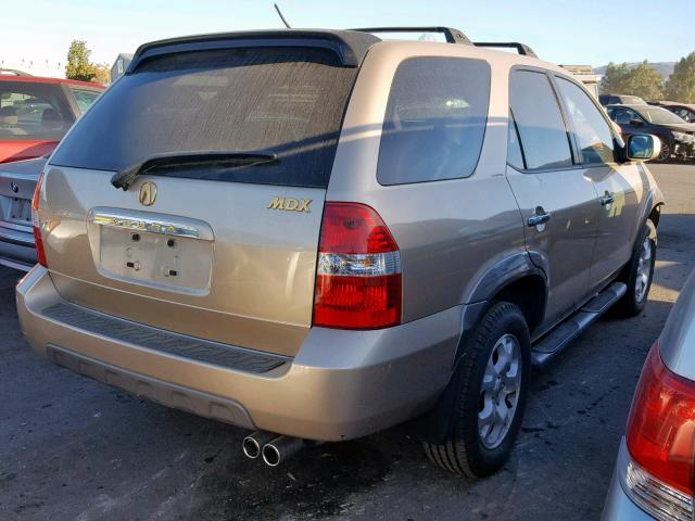 2HNYD18861H533159 - 2001 ACURA MDX TOURIN BEIGE photo 4