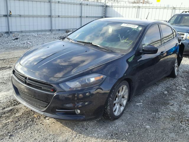 1C3CDFBA3DD339090 - 2013 DODGE DART SXT BLACK photo 2