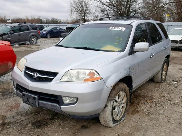 2HNYD18623H001554 - 2003 ACURA MDX TOURIN SILVER photo 2