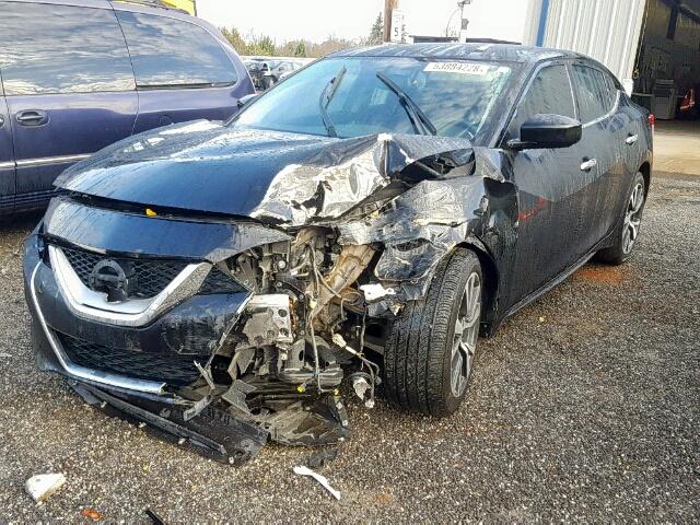 1N4AA6AP0GC432005 - 2016 NISSAN MAXIMA 3.5 BLACK photo 2