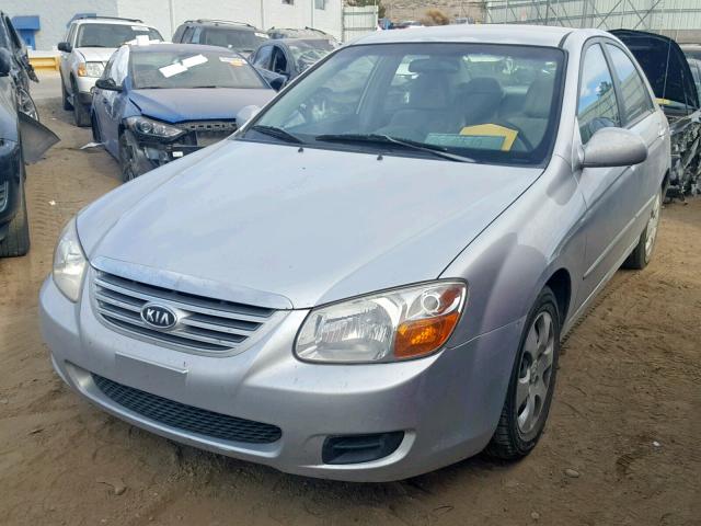 KNAFE121075431942 - 2007 KIA SPECTRA EX SILVER photo 2