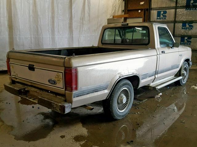 1FTCR10A7KUC15985 - 1989 FORD RANGER GOLD photo 4