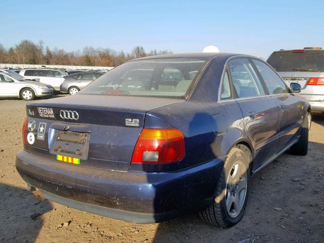 WAUEA88D2VA189631 - 1997 AUDI A4 2.8 QUA BLUE photo 4