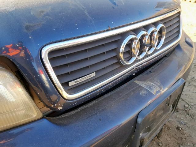 WAUEA88D2VA189631 - 1997 AUDI A4 2.8 QUA BLUE photo 9