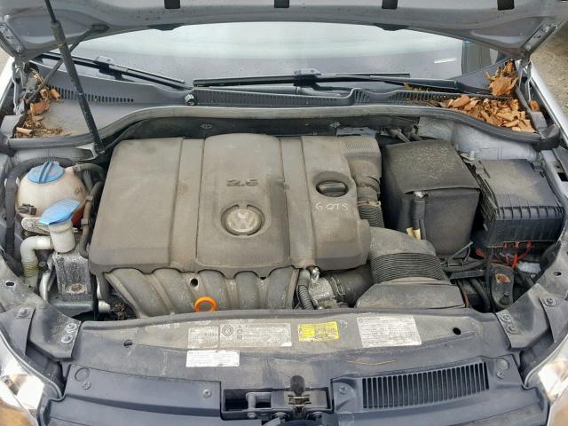 WVWDB7AJ4CW304221 - 2012 VOLKSWAGEN GOLF SILVER photo 7