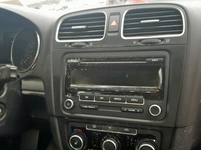 WVWDB7AJ4CW304221 - 2012 VOLKSWAGEN GOLF SILVER photo 9