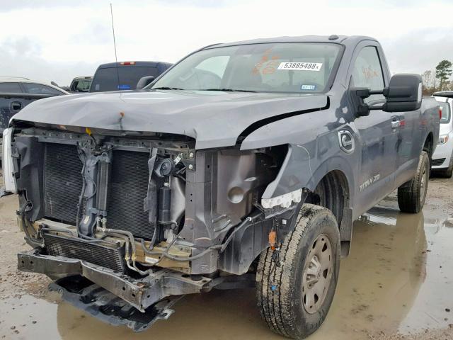 1N6BA1R94HN520291 - 2017 NISSAN TITAN XD S GRAY photo 2