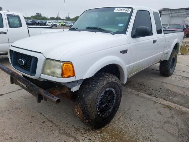 1FTYR44UX5PA54532 - 2005 FORD RANGER SUP WHITE photo 2