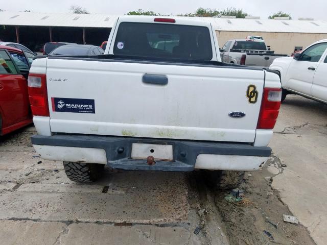 1FTYR44UX5PA54532 - 2005 FORD RANGER SUP WHITE photo 9