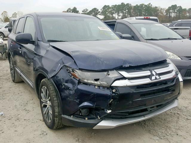 JA4AD2A3XHZ033750 - 2017 MITSUBISHI OUTLANDER BLUE photo 1