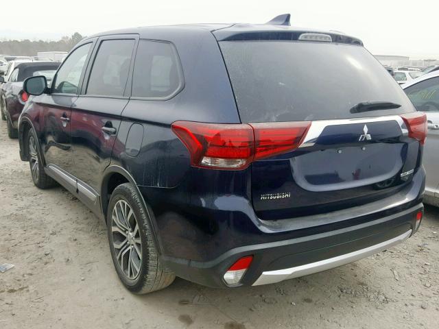 JA4AD2A3XHZ033750 - 2017 MITSUBISHI OUTLANDER BLUE photo 3