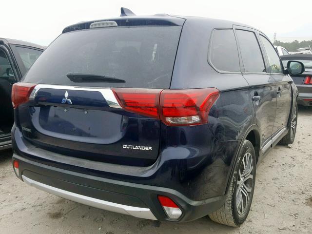 JA4AD2A3XHZ033750 - 2017 MITSUBISHI OUTLANDER BLUE photo 4