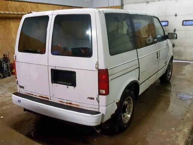 1GNDM15Z7NB219009 - 1992 CHEVROLET ASTRO WHITE photo 4