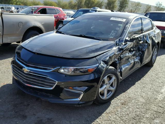 1G1ZB5ST9GF217259 - 2016 CHEVROLET MALIBU LS BLACK photo 2
