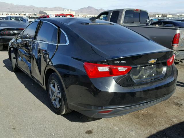 1G1ZB5ST9GF217259 - 2016 CHEVROLET MALIBU LS BLACK photo 3