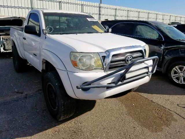 5TENX62N27Z336367 - 2007 TOYOTA TACOMA PRE WHITE photo 1