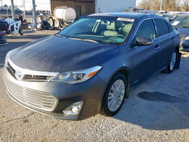 4T1BD1EB1DU016182 - 2013 TOYOTA AVALON HYB GRAY photo 2