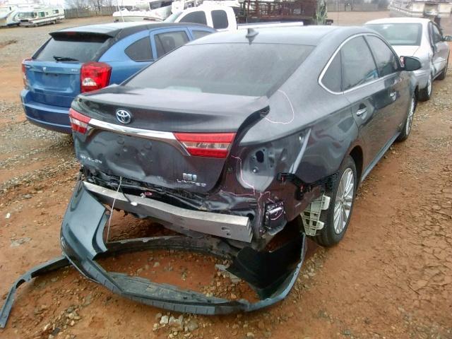 4T1BD1EB1DU016182 - 2013 TOYOTA AVALON HYB GRAY photo 4