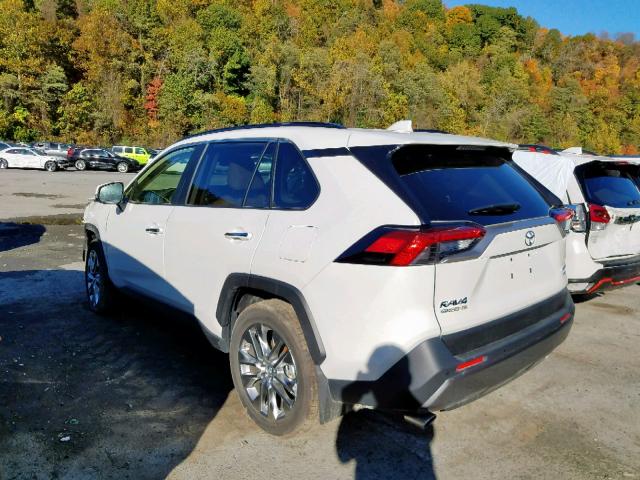 JTMN1RFV0KJ001429 - 2019 TOYOTA RAV4 LIMIT WHITE photo 3