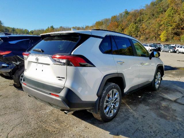 JTMN1RFV0KJ001429 - 2019 TOYOTA RAV4 LIMIT WHITE photo 4