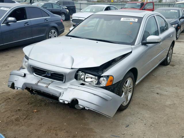 YV1RS592782692822 - 2008 VOLVO S60 2.5T SILVER photo 2