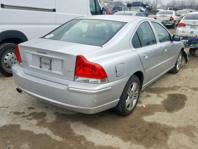 YV1RS592782692822 - 2008 VOLVO S60 2.5T SILVER photo 4