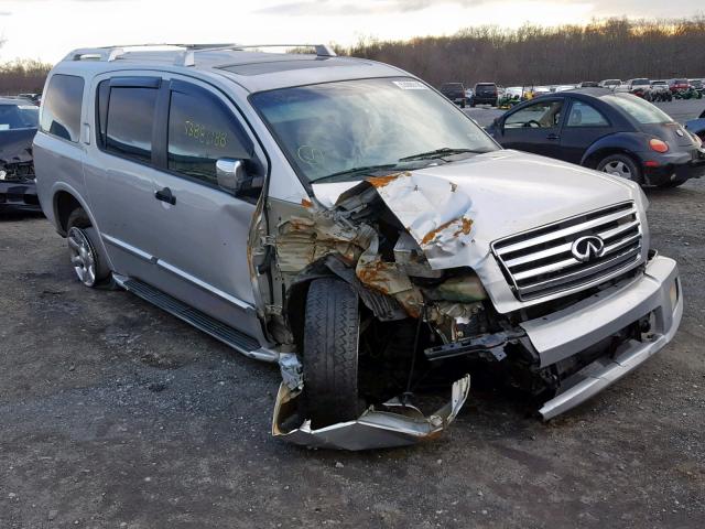 5N3AA08A66N812447 - 2006 INFINITI QX56 SILVER photo 1