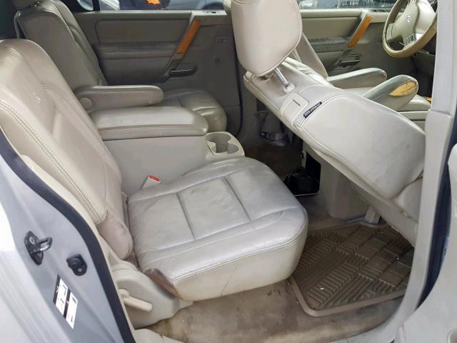 5N3AA08A66N812447 - 2006 INFINITI QX56 SILVER photo 6