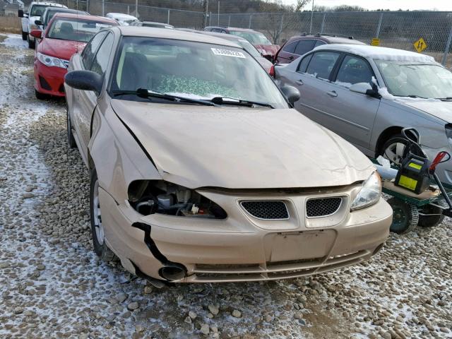 1G2NE52F13C163804 - 2003 PONTIAC GRAND AM S GOLD photo 1