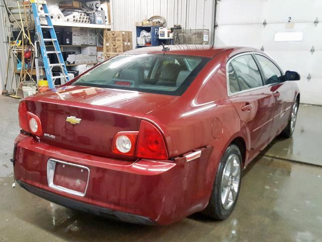 1G1ZD5E12BF215172 - 2011 CHEVROLET MALIBU 2LT RED photo 4