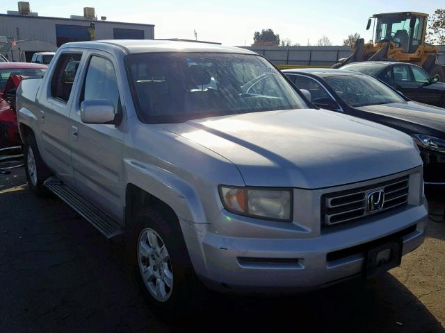 2HJYK16536H572220 - 2006 HONDA RIDGELINE SILVER photo 1