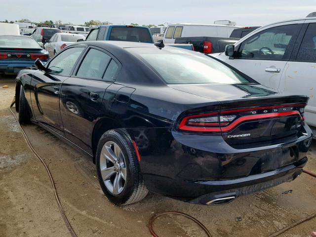 2C3CDXHG8GH178650 - 2016 DODGE CHARGER SX BLACK photo 3