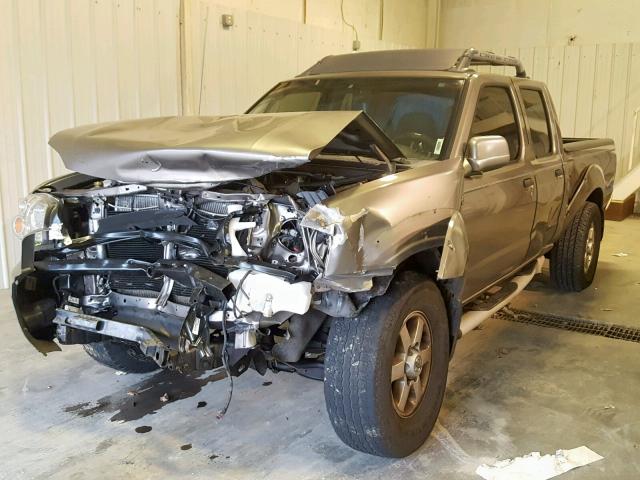 1N6ED29X23C422308 - 2003 NISSAN FRONTIER C GRAY photo 2